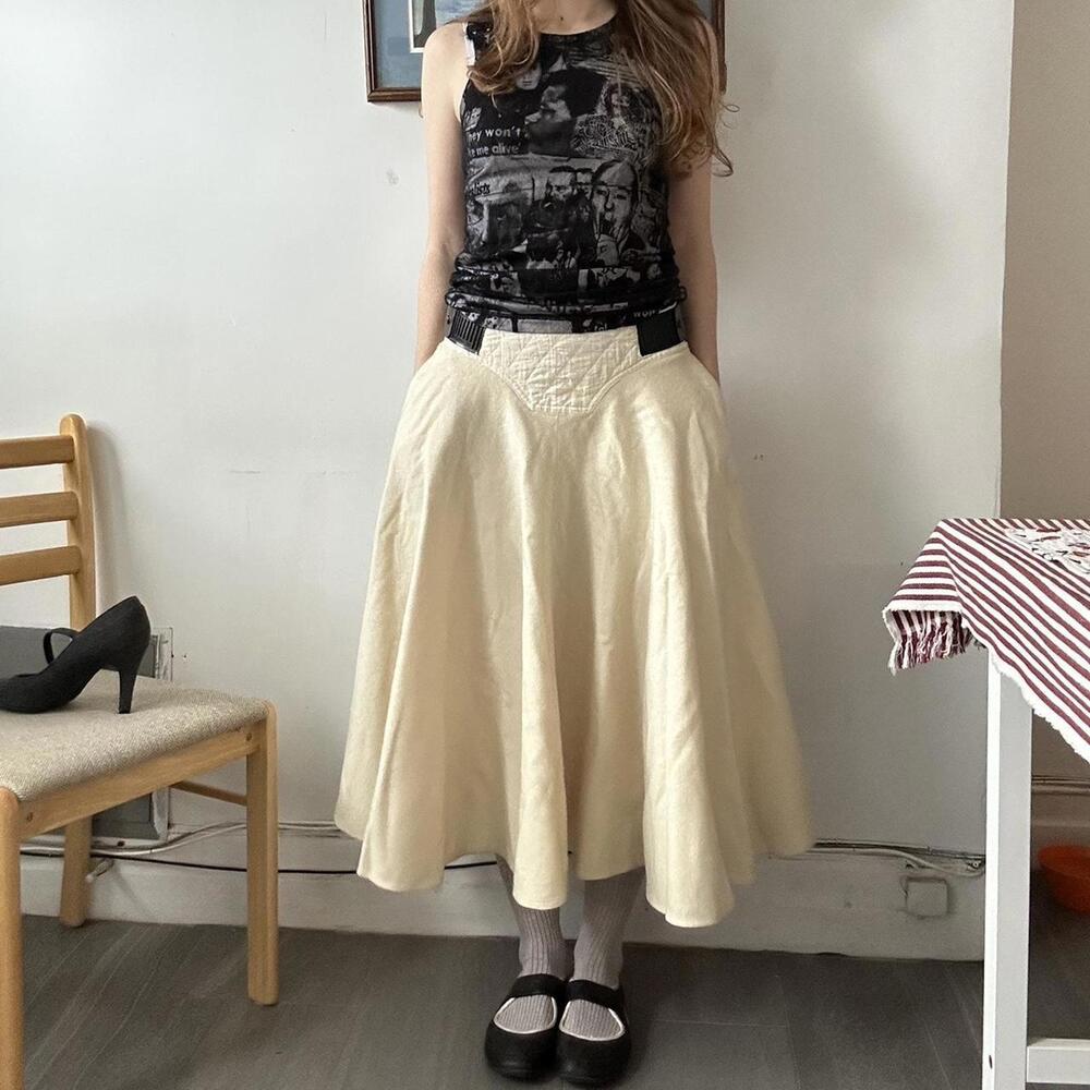 Vintage Italian Brand Wool Skirt - Picture 1 of 4